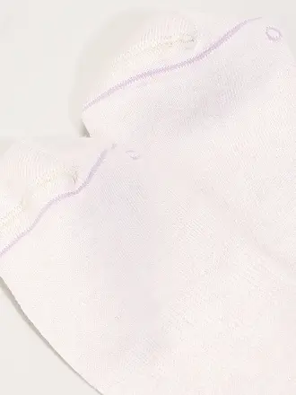 OOLEY | Chaussettes STREETMOOD lilac glitter | weiss